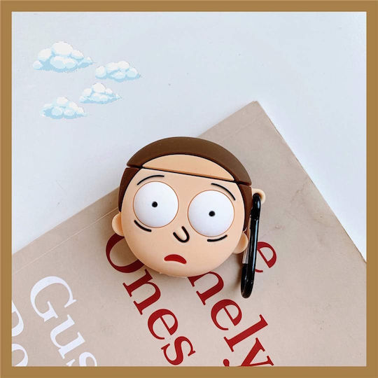 Rick & Morty Силиконов Калъф С Кука Morty За Apple AirPods 1 / AirPods 2