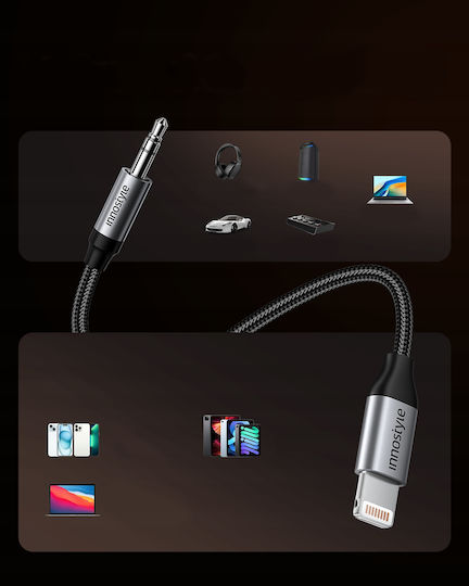 Innostyle Aux Cable Iphone Lightning To Mini Jack Adapter 1m