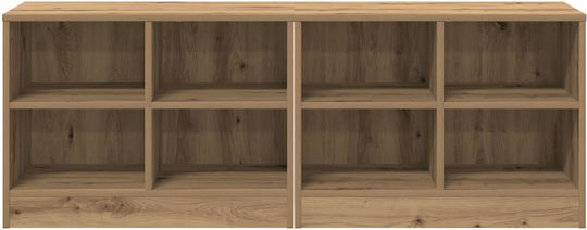 Bedside Rack Brown 33x66x48cm