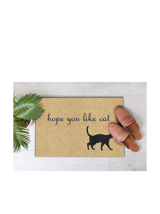 SteweHome Non-Slip Orange Doormat 70x45cm