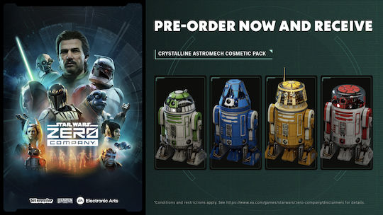 Star Wars Zero Company PS5 Game Pre-order