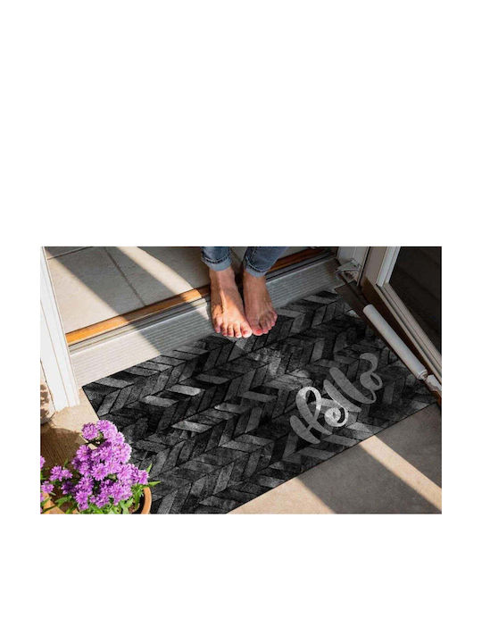 SteweHome Non-Slip Orange Doormat 70x45cm