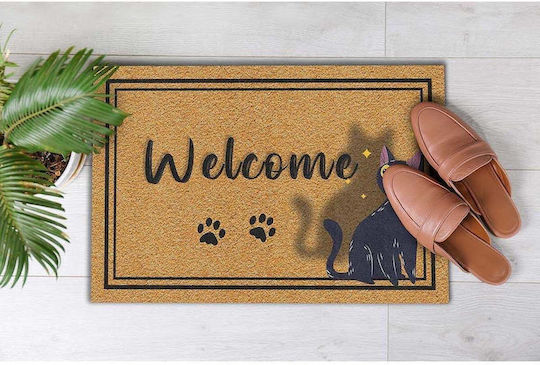 SteweHome Non-Slip Orange Doormat 70x45cm