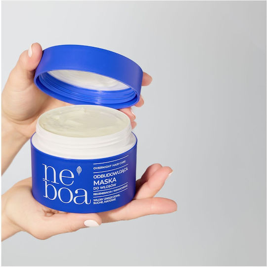 Neboa Mini Size Overnight Hair Care Hair Mask Repairing Night For Dry Damaged And Dull Hair 50 ml