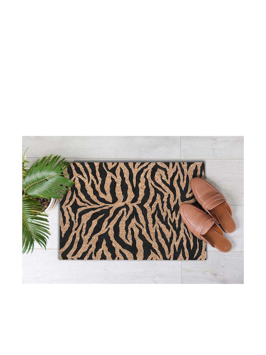 SteweHome Non-Slip Orange Doormat