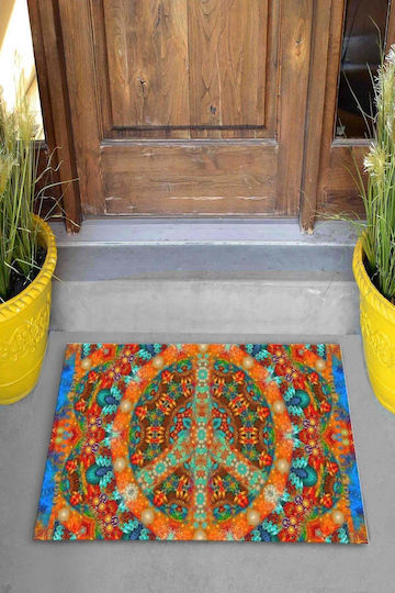SteweHome Orange Entrance Doormat STE-028985-P28985 Orange