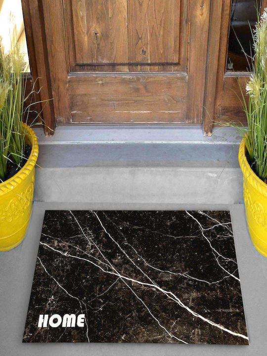 SteweHome Non-Slip Orange Doormat