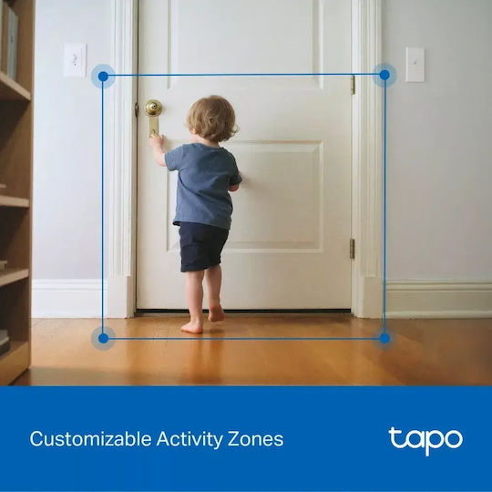 TP-LINK Tapo C250 IP Überwachungskamera Wi-Fi 4K mit Zwei-Wege-Kommunikation und Objektivgröße 4mm