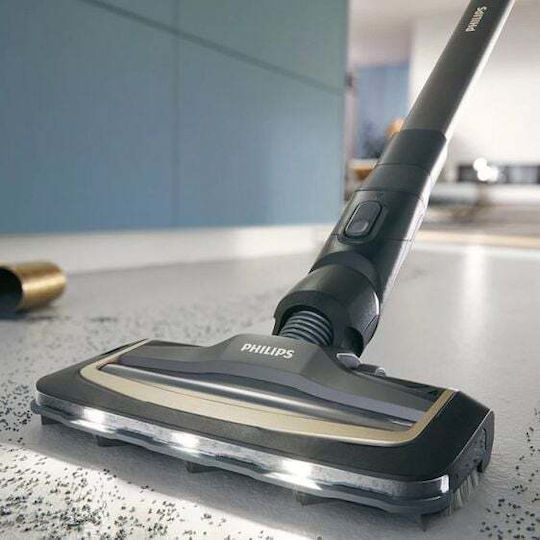 Philips Aquatrio Cordless 9000 Series Акумулаторна Вертикална Прахосмукачка 2 в 1 Stick и Ръчна 25.2V Черна