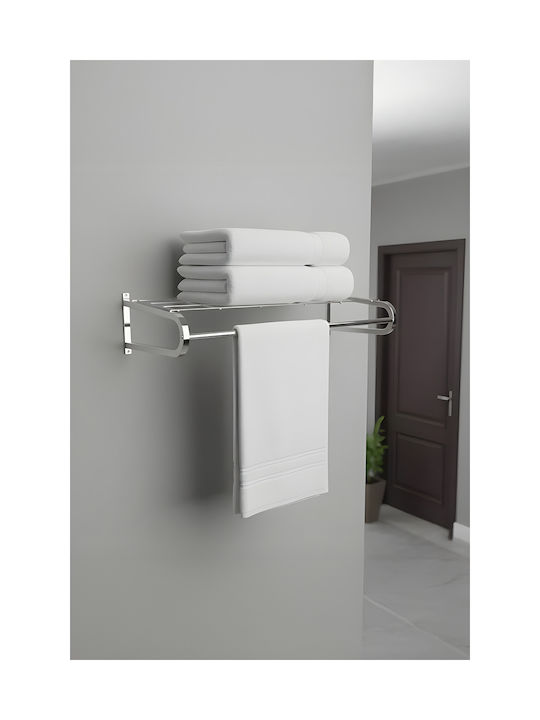 SteweHome Metal Wall Hanger White 103x20x20cm