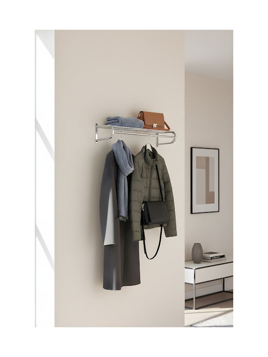 SteweHome Metal Wall Hanger White 103x20x20cm