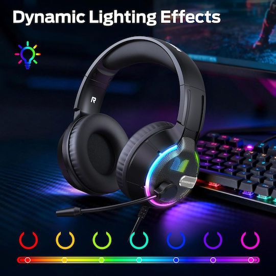 Monster Mission 320 Over Ear Gaming Headset με σύνδεση 3.5mm for Nintendo Switch / PC / PS5