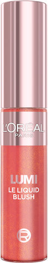 L'Oreal Paris Руж Lumi Le Liquid 625 Glowy Gold Pink 11мл