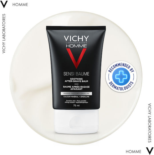 Vichy After Shave Balm Homme Sensi for Sensitive Skin 75ml