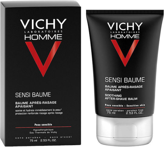 Vichy After Shave Balm Homme Sensi for Sensitive Skin 75ml