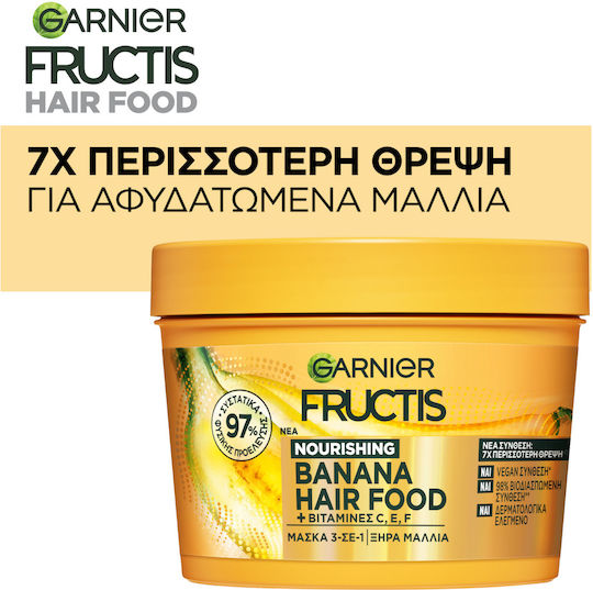 Garnier Fructis Hair Food Banana Hair Mask for Hydration 400ml