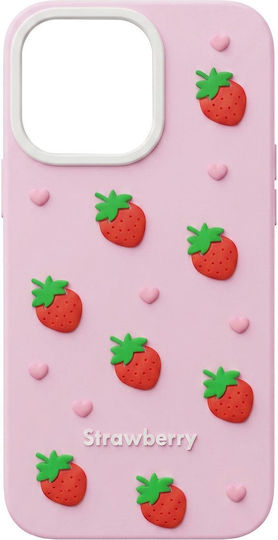 Калъф Strawberry iPhone 16 Pro Max 6 9" Розов