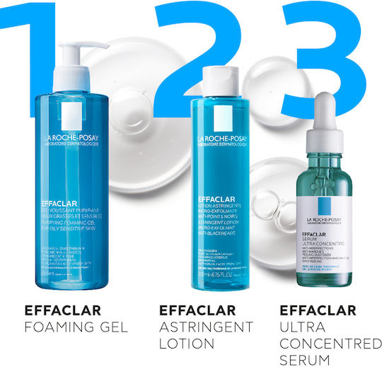 La Roche Posay Effaclar Ultra Concentrated Serum Προσώπου με AHA & Σαλικυλικό Οξύ για Ακμή & Ατέλειες 30ml