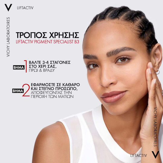 Vichy Liftactiv Specialist B3 Anti-Aging Serum Gesicht mit Niacinamid für Strahlkraft & Flecken 30ml