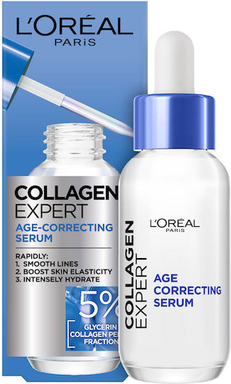 L'Oreal Paris Collagen Specialist Serum Hidratant și Anti-îmbătrânire pentru Față cu Colagen 30ml