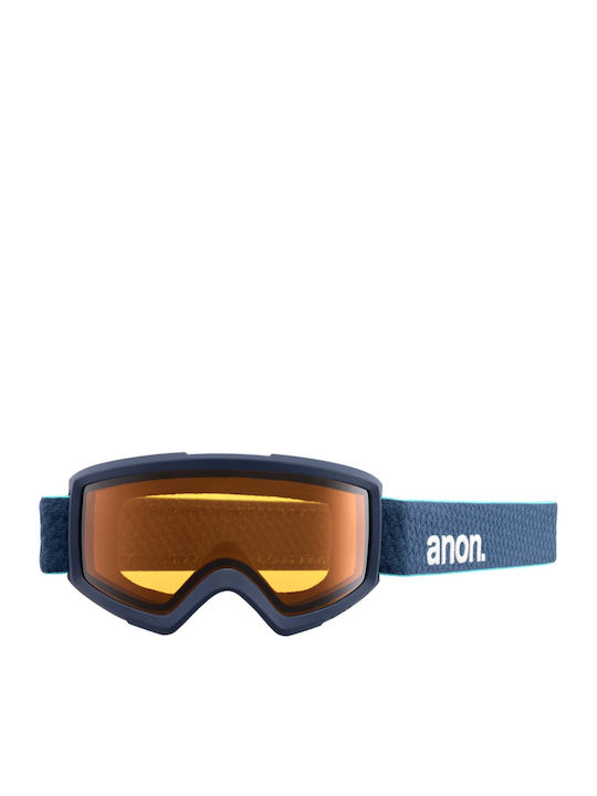Anon Helix 2.0 Маска за ски и сноуборд за Възрастни Синя с Polarized Стъкла в Син Цвят