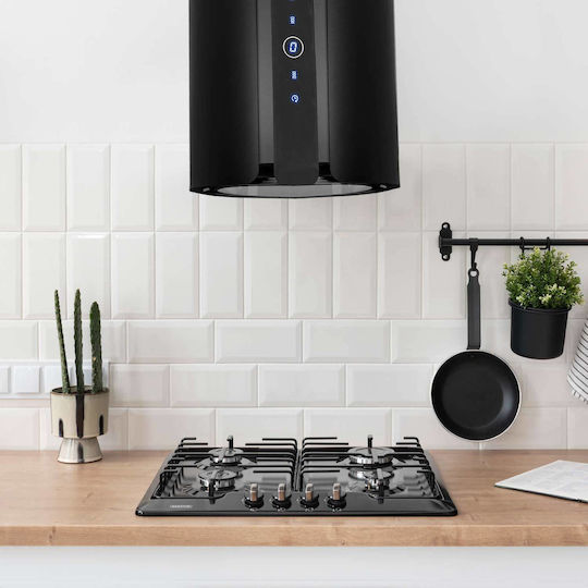 Berdsen Chimney Recirculation Hood 35cm Black