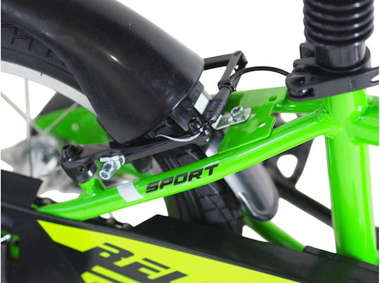 Alpina 18" Παιδικό Ποδήλατo BMX με Σκελετό Αλουμινίου Πράσινο