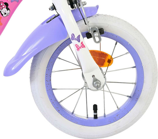 Minnie Mouse Bicicletă Copii BMX Alb 12"