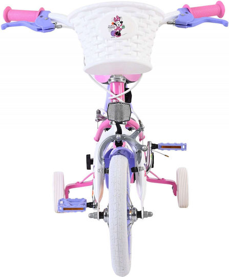 Minnie Mouse Bicicletă Copii BMX Alb 12"