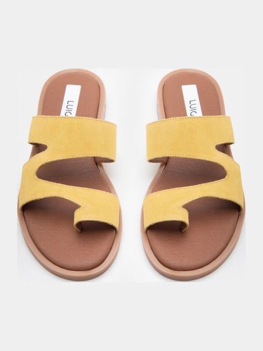 Women's Flat Sandals Yellow