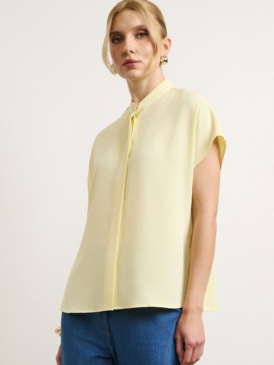 Women's Short Sleeve Shirt Yellow