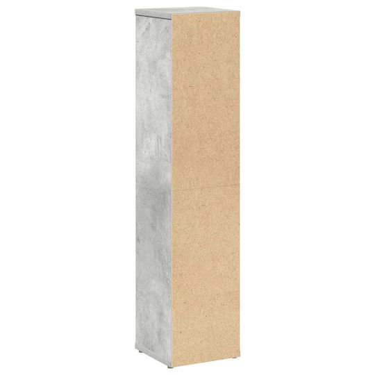 vidaXL Ντουλάπι Μπάνιου 20.5x20x90cm Γκρι