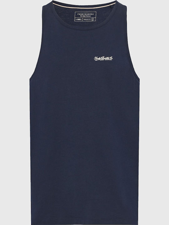 Funky Buddha T-shirt Navy Μπλε
