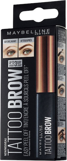 Maybelline Tattoo Brow Peel Off Tint Tint for Eyebrows 2 Medium Brown