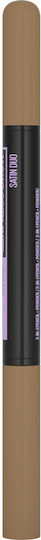 Maybelline Express Brow Satin Duo Молив за Вежди Тъмно Русо