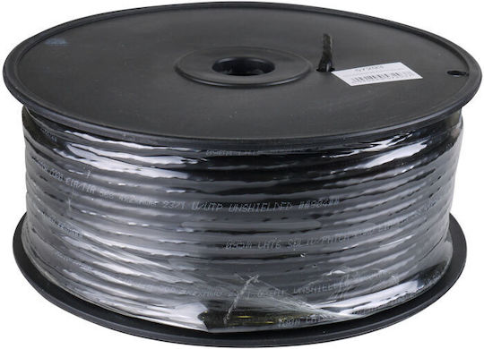 Goobay U/UTP Cat.6 (Gigabit) Ethernet Network Cable Without Connectors 50m Black