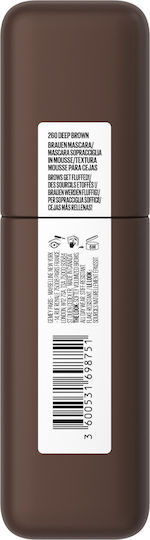 Maybelline Superfluff Mousse Mascara for Eyebrows 260 Deep Brown 5ml