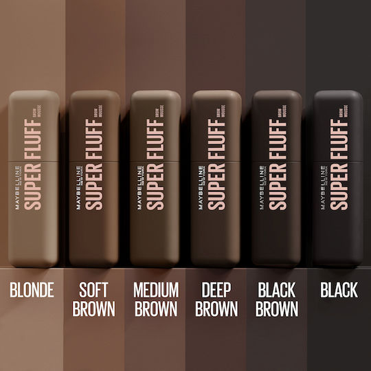 Maybelline Superfluff Mousse Mascara for Eyebrows 262 Black Brown 5ml