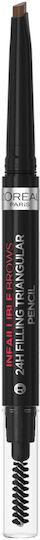 L'Oreal Paris Infaillible Brows 24H Filling Triangular Μολύβι για Φρύδια 05 Brunette