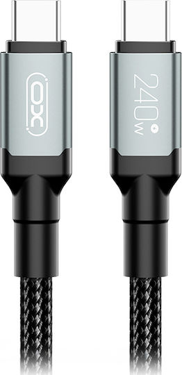Xo Design Nb-q264a Data Charging Cable Usb-c To Usb-c 240w 1m Black
