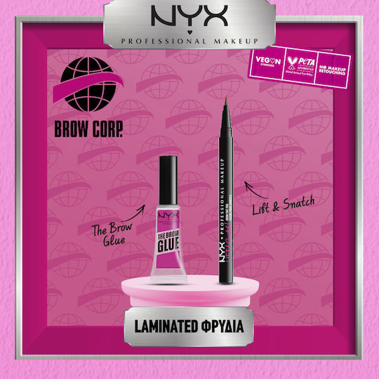 NYX Professional Makeup Lift & Snatch Pen for Eyebrows 8 Espresso