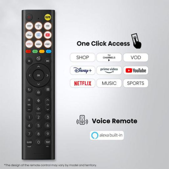 Hisense Smart TV 43" 4K UHD LED A6S HDR (2026) 43A6S