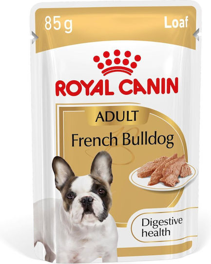 Royal Canin French Bulldog Υγρή Τροφή Σκύλων σε Φακελάκι με Κρέας 12x85gr
