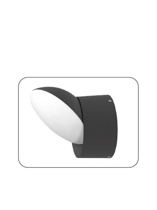 Inlight Wandmontierte Außenbeleuchtung LED 7W mit Einstellbarem Weiß Licht 13x13x10cm