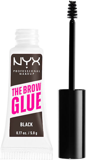 NYX Professional Makeup The Brow Glue Gel for Eyebrows 05 Black