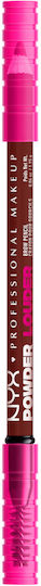 NYX Professional Makeup Professional Makeup Powder Louder Brow Pencil Μολύβι για Φρύδια 04 Black Cherry