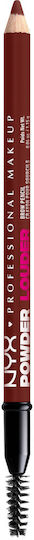 NYX Professional Makeup Professional Makeup Powder Louder Brow Pencil Μολύβι για Φρύδια 04 Black Cherry