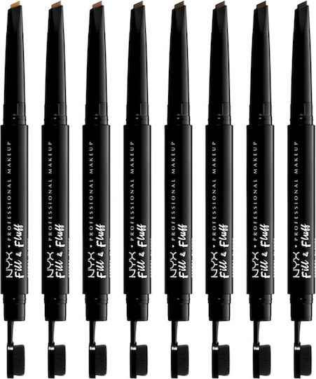 NYX Professional Makeup Fill & Fluff Pencil for Eyebrows Ash Brown