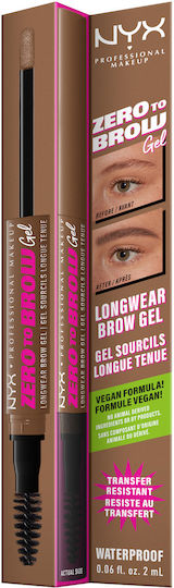 NYX Professional Makeup Zero To Brow Eyebrow Pencil 03 Taupe