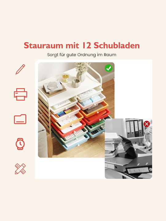 Costway Ecken Boden Badezimmerregal Kunststoff